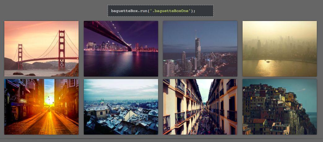 Sử dụng baguetteBox.js để tạo hiệu ứng lightbox đẹp